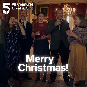 23K views · 1K reactions | A date for your diaries! Watch the All Creatures Great & Small Christmas special, Christmas Eve at 9pm | Channel 5 | Facebook