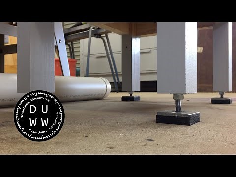Make your own levelling feet for the workshop