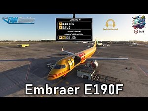 MSFS | FSS Emb190F avec Sayintentions.ai vol complet + perf calculator Simbrief
