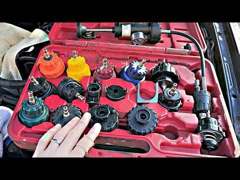 1HD-FTE coolant pressure test, since I can't compression test my Land Cruiser 100