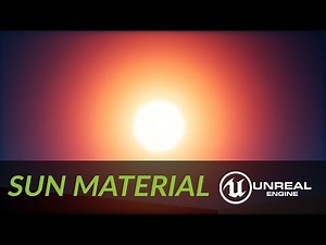 Sun material in UE4