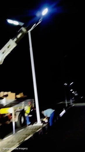 5.6K views · 82 reactions | Installation of Solar Light Along Emure...