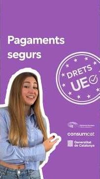 #DretsAmbSegellUE - Pagaments segurs