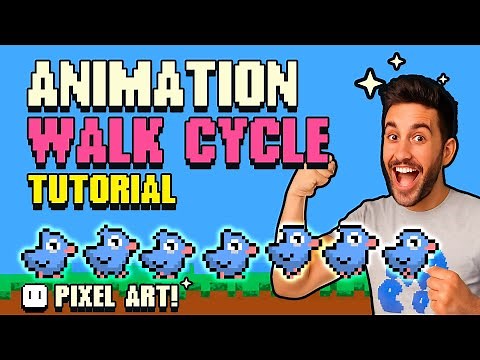 Pixel Art - Animation Walk Cycle Tutorial!