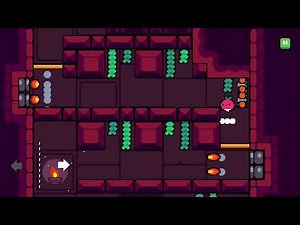 Dadish 2. World 4 - Fantomo Temple. Level 39. Walkthrough with Star.