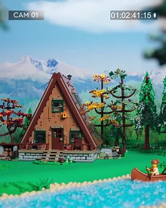*Sound on* Stressed out? Need some chill? Come and check out life in the new LEGO Ideas A-Frame cabin set and experience some of the great outdoors, indoors. If you need to take it even more slow, go to https://youtu.be/RFMXdd9luqQ for the full cabin chill experience. https://www.lego.com/product?p=21338 | LEGO