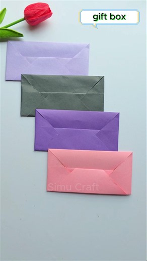 Craft EASY Paper Envelopes 💌📜: Personalize with A4 Size! Easy Making Video Tutorial #crafting #DIY