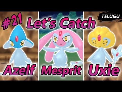 Catching Uxie, Mesprit, Azelf | Pokemon Brilliant Diamond | PraveenPlays Telugu | EP21 Telugu