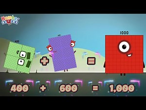 NUMBERBLOCKS LEARN NUMBER BONDS TO 1000 WITH HUNDREDS | NUMBER PAIRS | LEARN TO COUNT | COLORART_ID