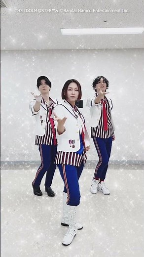 【#SideM】FANTASTIC DISCOTHEQUE / F-LAGS【踊ってみた】#気ままにSTEP #三瓶由布子 #浦尾岳大 #比留間俊哉 #アイマス #shorts