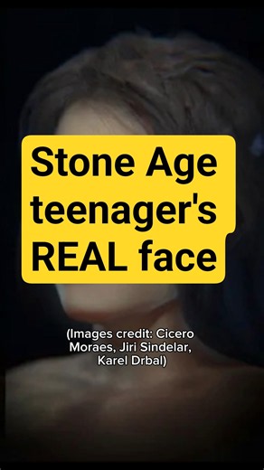 This is what a Stone Age teenager REALLY looked like #history #facereveal #humanity