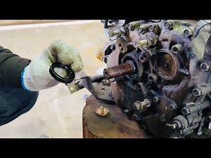【三菱】クランクからオイル塗れのエンジンを復元していく！！！