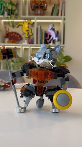 When „Playful Cat” meets Ninjago 😆 Guys, I bought few Creator Playful Cat sets and I’d like to build MOCs based on them. First one: Playful Berserker. The best thing is, I’ll make instructions for my MOCs - Playful Berserker is already there in links in my profile. Cost of building won’t be that big like for my mosaics - you need ONLY pieces from Playful Cat and Cole’s Mech sets! I got inspiration finding great @anderson_brick_art creations. Make sure to check his mindblowing builds! @legobuild