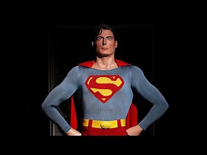 Original Christopher Reeve Superman Movie Costume