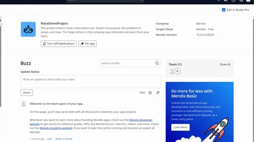 Mendix最新特性 - AI辅助开发讲解 (基于Studio Pro 10.22)