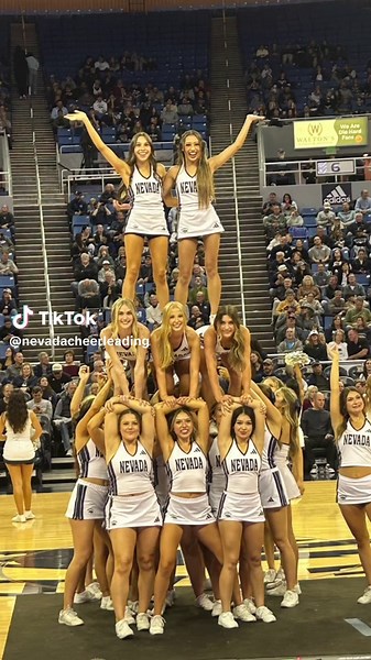 Exciting College Cheerleading Pyramid Highlights