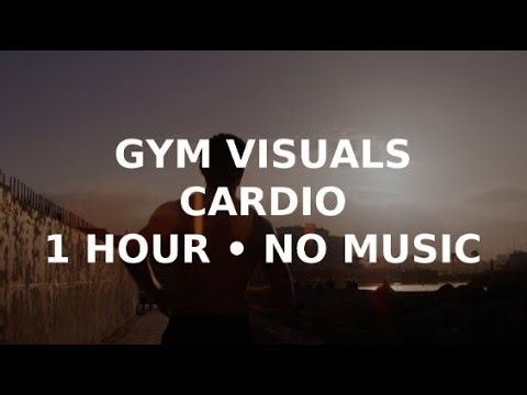 1 Hour Cardio Training Visuals — Men & Women Fitness Aesthetic — No Music [4K]