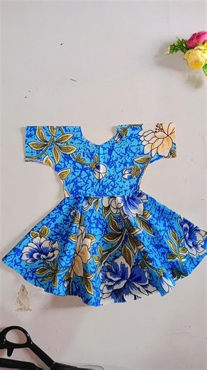 🌸✨ 5 Years Stylish Baby Girl Dress Tutorial | Flary Frock Design ✨🌸