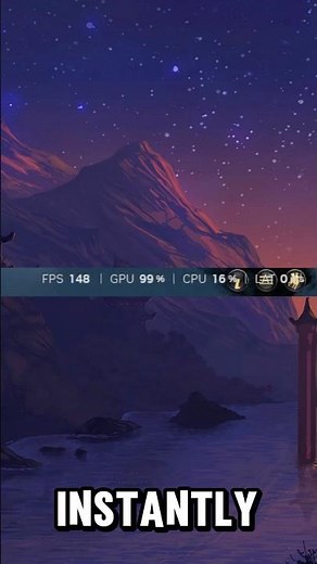How To Show FPS In Any Game 🎮 #shorts