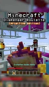 minecraft dispenser roulette short #minecraft #minecraftshorts