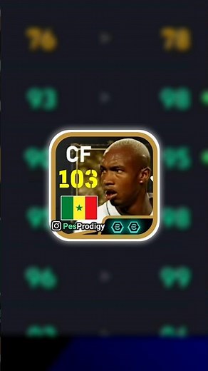 103 Rated Free Epic El-Hadji Diouf Max Level Training - Hadji Diouf Best Training Guide in Pes 26