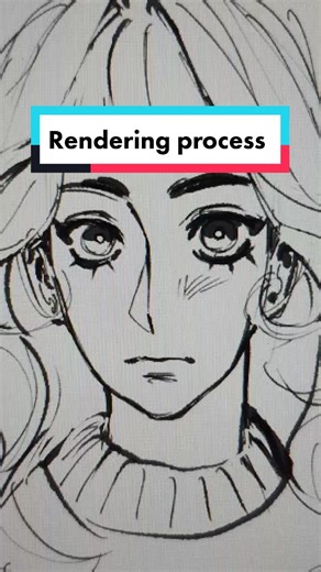 Rendering process part.1 #drawing #artist #sketch #illustrator #artistsoftiktok #sketchbook #art #fyp #oc #originalcharacter #digitalart #foryoupage #rendering #process #tutorial @Ikoutau