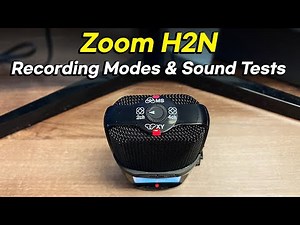 Zoom H2N Recording Mode Samples & Sound Quality Tests (Voice & Music)