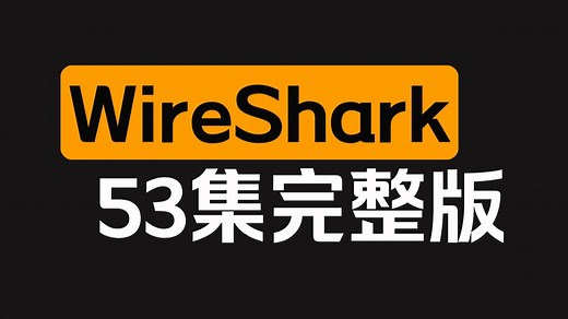 【已完结】Wireshark抓包教程（全53集）
