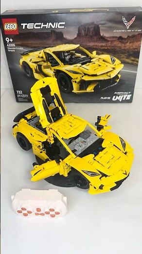 How to power upgrade LEGO Technic 42205 Chevrolet Corvette Stingray MOC RC PF Upgrade (4K)