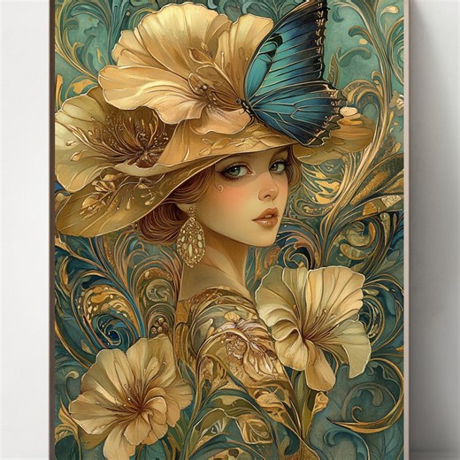 Set of 5 Butterfly Goddess Print: Itzpapalotl Aztec Mythology (digital Download) - Etsy