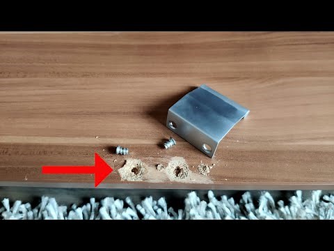 Repairing a screw torn out of wood - very easy