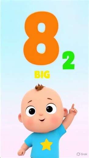 Big and Small Numbers 🔢 | Learn Size Comparison for Kids | Toddler Learning Video