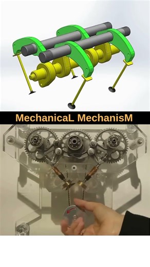 Incredible CAM Drive Mechanism 🤯 | SolidWorks 3D Animation #Shorts