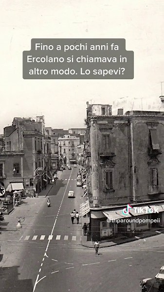 Fino a pochi anni fa la città di Ercolano si chiamava in un altro modo, alcuni dei suoi abitanti sui documenti hanno ancora il vecchio nome #curiosità #Campania #losapevi #imparacontiktok