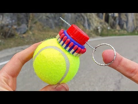 L'INVENTION la plus FOLLE que j'ai jamais Construite avec une BALLE DE TENNIS 💥🤯