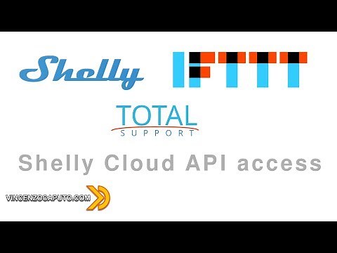Shelly e IFTTT - con Shelly Cloud API access il supporto è completo!