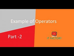 Relational Operators Examples (Java Program - 5)