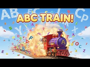 Alphabet Train Adventure 🚂 | ABC Song A–Z | Learn Letters with Train | Toddler Learning Fun