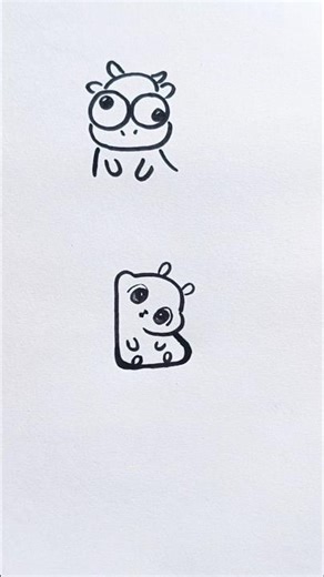 cute characters drawing easy #shorts #viral #trending #foryou #fyp #ytshorts #yt #drawing #art