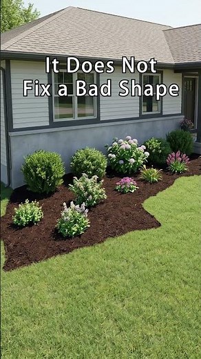 Don’t Mulch Before You Fix This! #backyard #gardendesign #mulching #flowerbedtips #landscaping