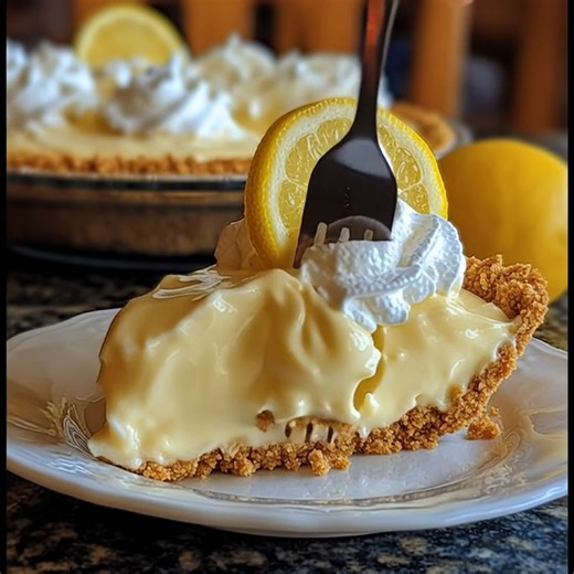 15K views · 60 reactions | Easy Lemon Cream Cheese Pie A simple, no-bake dessert with a creamy lemon filling and a buttery graham cracker crust—refreshing and tangy. Ingredients 1 ½ cups graham cracker crumbs 6 tbsp unsalted butter, melted ½ cup granulated sugar, divided 8 oz cream cheese, softened ......  Full Recipe in Coʍmеոτ  | Food and drink | Facebook