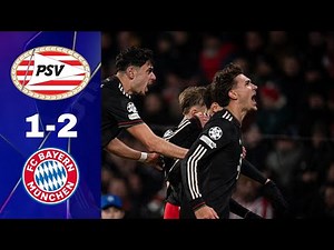 PSV Eindhoven vs FC Bayern München 1-2 Highlights | UEFA Champions League 2026