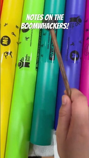 notes on the boomwhackers!