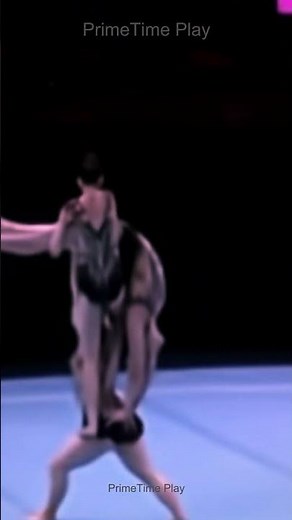 Incredible acrobatic strength! 🤸‍♂️✨ #gymnastics #acrobatics