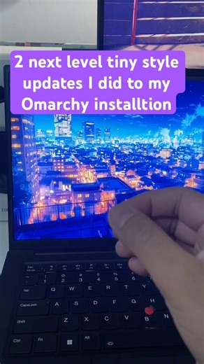 Omarchy smooth animation and border style update that I always do #linux #archlinux #omarchy