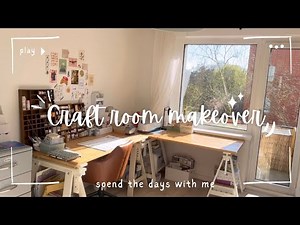 My Craft Room Makeover –Decor, Storage & Cozy Creative Vibes - asmr & Lofi, no talking, motivation ✨