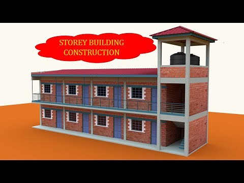 House Construction Step by Step/A storey building/3d building construction video.