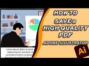 How to Export a High Quality PDF [Adobe illustrator]