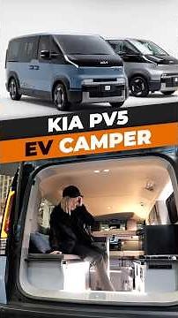 KIA PV5 Camper: The ID.Buzz Killer? 🚐⚡️ #shorts #vanlife #kiapv5