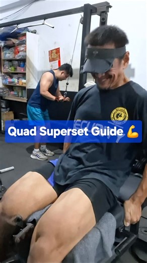 Want bigger quads? Try this INTENSE superset! 🌱 Leg Extensions pre-exhaust your muscles, making squats even more effective. Get ready to feel the burn! #SupersetWorkout #LegDayGains #Quadzilla | Workout Warriors